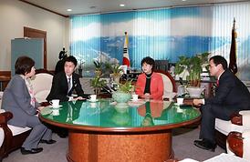 일본국 와까야마시JC 의정부시의회 방문