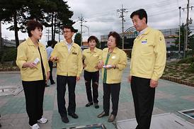 집중호우 피해지역 현장방문