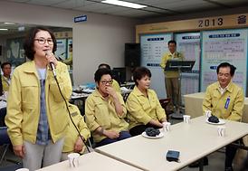 2013년 을지훈련연습장 방문