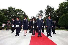 제61회 현충일 행사 ( 자일동 현충탑 참배 )