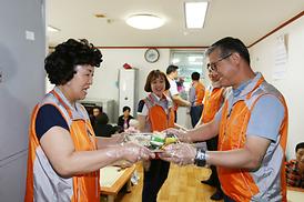 의정부시의회 자원봉사단 상반기 급식봉사 활동