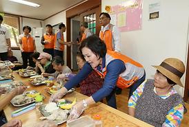 의정부시의회 자원봉사단 상반기 급식봉사 활동