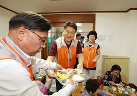 의정부시의회 자원봉사단 상반기 급식봉사 활동