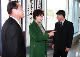 제10회 회룡시니어 전시회 및 의정부시 연합회장기 배드민턴 대회