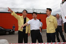 집중호우 피해지역 현장방문