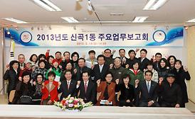 2013년도 동 업무보고