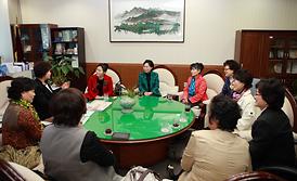 의양동 통합 여성추진위원회 의회방문