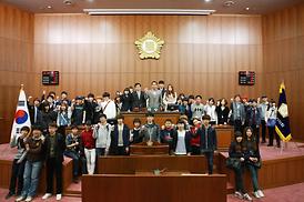 경민대학 자치행정학과 학생 의회방문