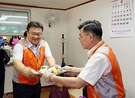 의정부시의회 자원봉사단 상반기 급식봉사 활동