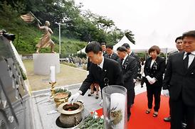 제61회 현충일 행사 ( 자일동 현충탑 참배 )