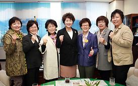 의양동 통합 여성추진위원회 의회방문