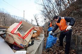 의정부시의회자원봉사단  청결 봉사활동 