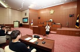 신한대 사회복지학과 의정부시의회 견학 