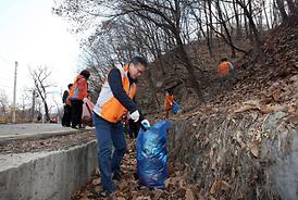 의정부시의회자원봉사단  청결 봉사활동 