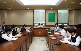 자유학기제 의회체험 프로그램 운영