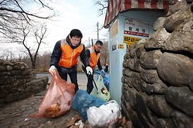 의정부시의회자원봉사단  청결 봉사활동 