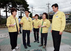 집중호우 피해지역 현장확인