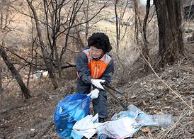 의정부시의회자원봉사단  청결 봉사활동 