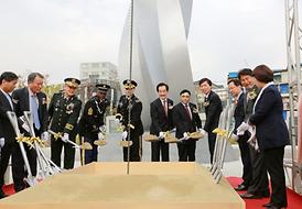 역전근린공원 조성사업 준공기념식 및 미2사단 창설 100주년 기념 타임캡슐 매설식