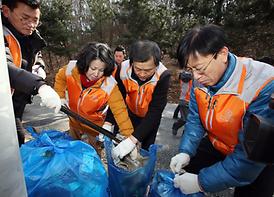 의정부시의회자원봉사단  청결 봉사활동 