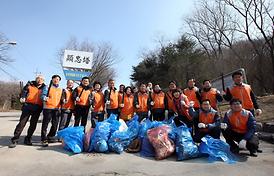 의정부시의회자원봉사단  청결 봉사활동 