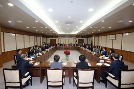 중국 단둥시 대표단 의회 방문