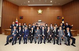 중국 단둥시 대표단 의회 방문