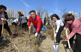 제74회 식목일 나무심기 행사