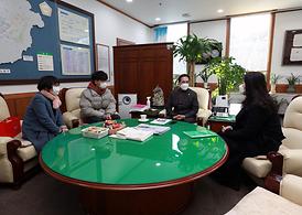 국제청소년연합관계자 방문