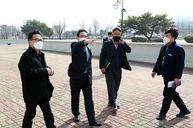 종합운동장 현장 점검