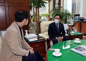 이영봉도의원 방문