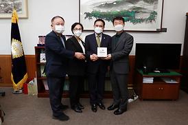 유정순회장,차상운 국장 방문