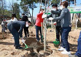 희망의숲식수 행사(호원동)