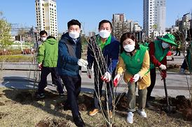 새마을회 무궁화 나무심기