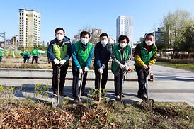 새마을회 무궁화 나무심기