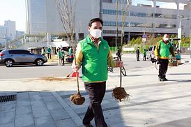 새마을회 무궁화 나무심기