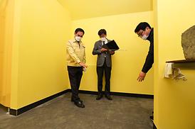 의정부역 앞 화장실 공사현장 방문