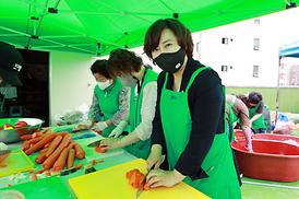 새마을부녀회 효도음식 만들기