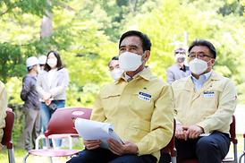 학교체육관증.개축관련 현장 확인