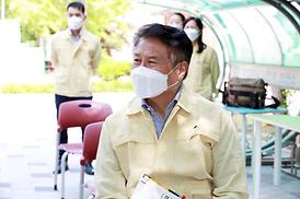 학교체육관증.개축관련 현장 확인