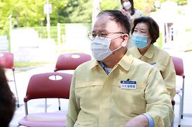 학교체육관증.개축관련 현장 확인