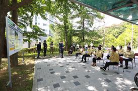 학교체육관증.개축관련 현장 확인