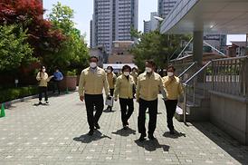 학교체육관증.개축관련 현장 확인