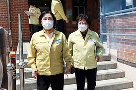 학교체육관증.개축관련 현장 확인