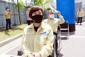 학교체육관증.개축관련 현장 확인