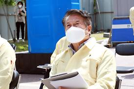 학교체육관증.개축관련 현장 확인