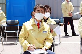 학교체육관증.개축관련 현장 확인