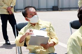 학교체육관증.개축관련 현장 확인