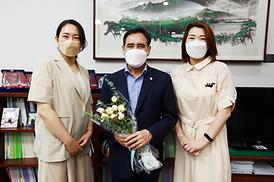 시립소년소녀어린이합창단 지휘자 및 단무장 방문