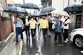 의정부의회 수해 현장 방문